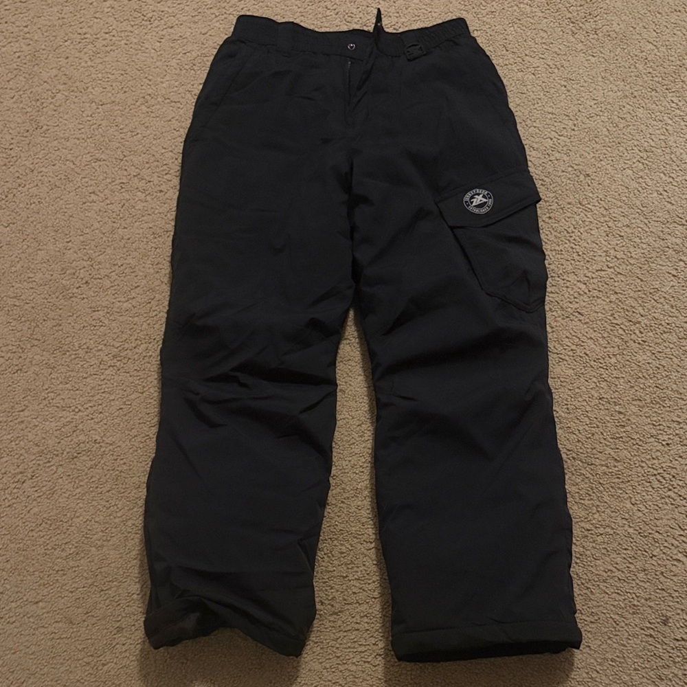 Kids Black snow ski pants